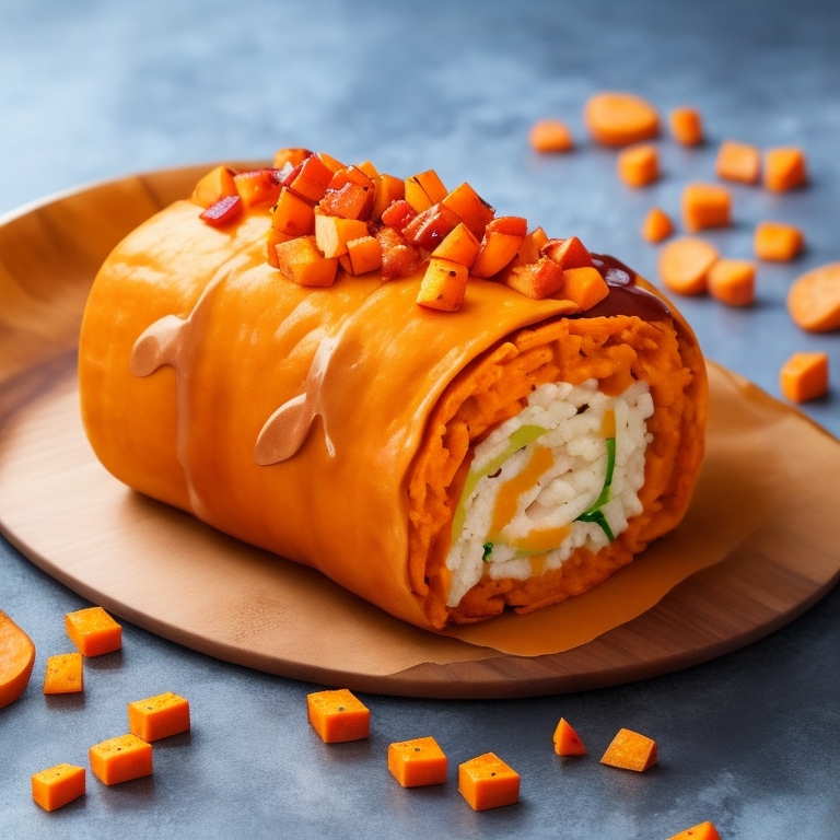 sweet potato roll sushi