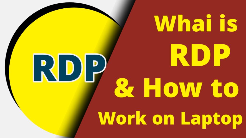 how to use rdp on laptop